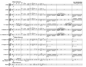 Originalbesetzung - Gossec-Symphonie